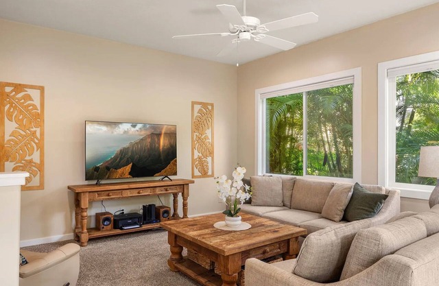 Poipu Luxury — 2BR 2BA A/C Condo with Resort Amenities, Walk to Beaches & Trails