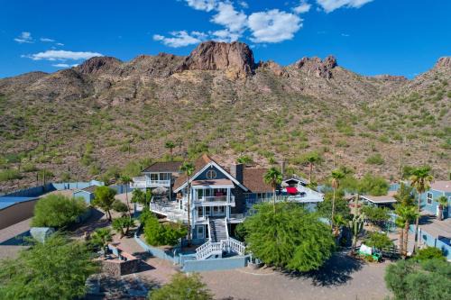 Pool with Slide and Playground Arizona Group Getaway!
