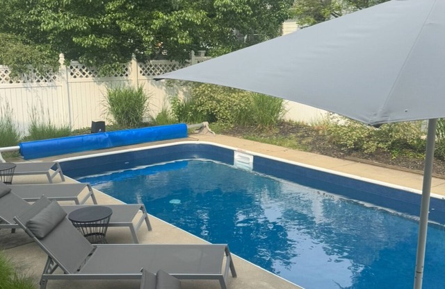 Poolside Bliss! Private Beach! Renovated home w/pool & 5 min cart ride to beach