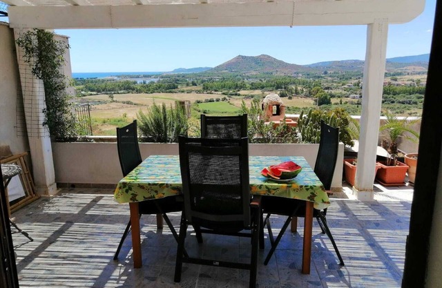 Posada apartment with panoramic terrace overlooking the sea