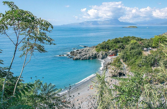 Practical apartment with open terrace and communal pool.