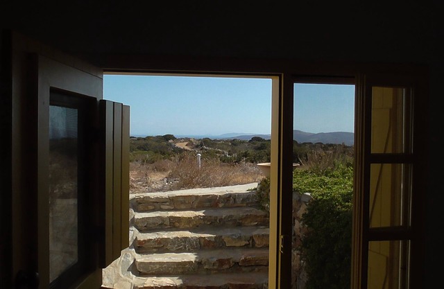 privacy unique view in the centre of Kyklades