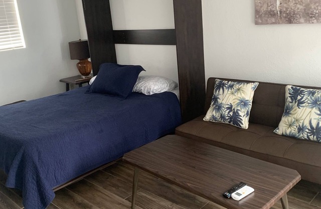 Private and quiet, cozy spot for a getaway. Close to beaches and freeway access