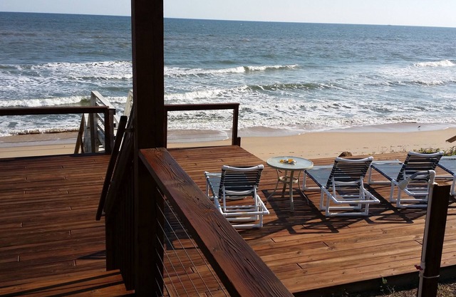 Private Beachfront Home -Right on no-driving Beach-near Cape Canaveral