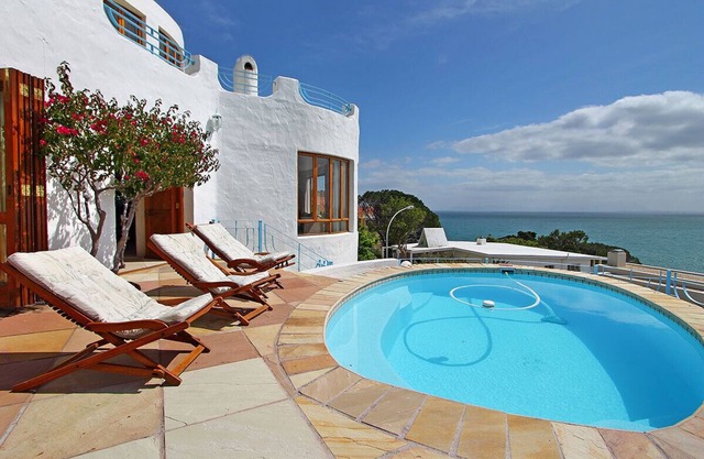 Private villa in Gordons Bay with ocean views and pool