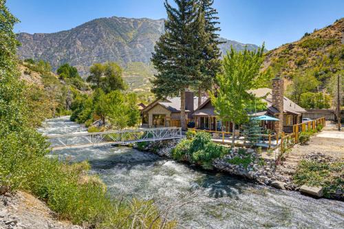 Provo River Cabin with Private Bridge and Trail Access