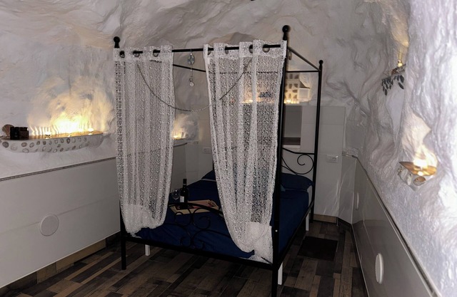 Quiet and relaxing cave with a deserted beach