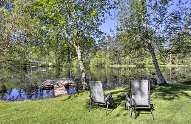 Quiet Lakefront Olympia Home with Dock on Half Acre