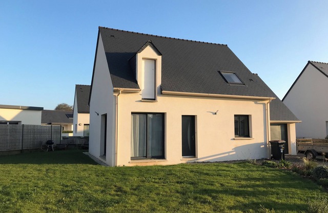 Recent house close to the sea.