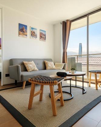 Refugio Bellavista vista al Costanera y los Andes