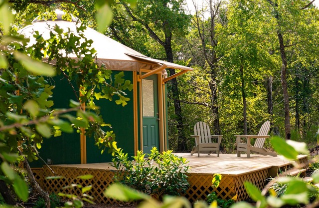 Relax in your own secluded Yurt Cabin nestled into a 200+ acre Property!
