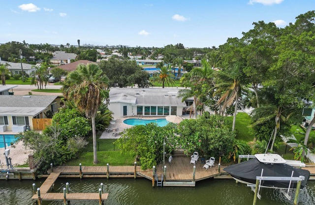 Remodeled Riverfront Pool and Dock Home in the Heart of Cocoa Beach.
