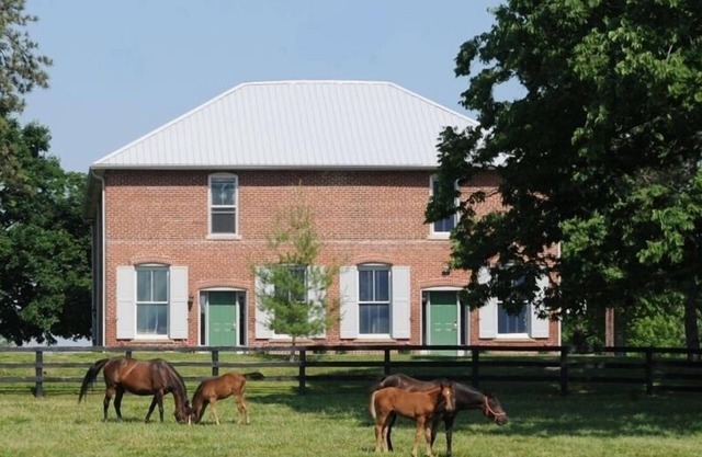 Renovated Train Station on Thoroughbred Horse Farm