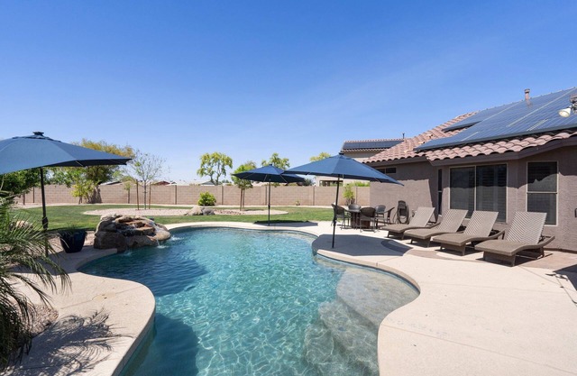 Resort Style Backyard w/Heated Pool