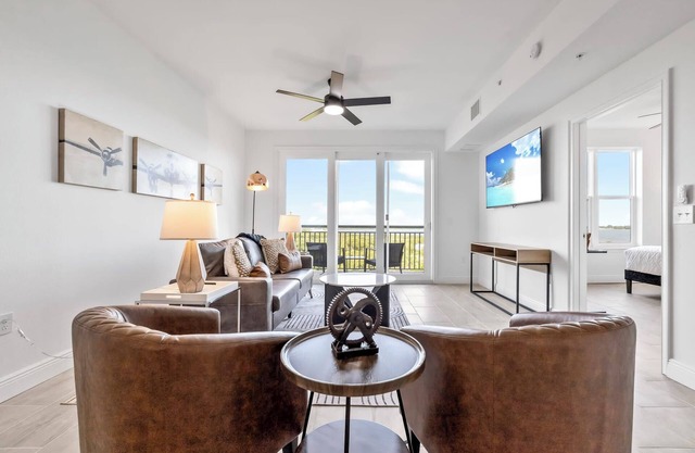 RIVER FLY IN: The Cocoa, Launchpad Lookout View