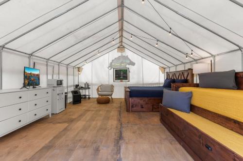 River Front Hallowed Horse Glamp Tent 2