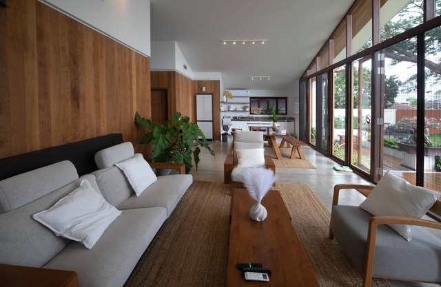 River house for relaxation and remote work station