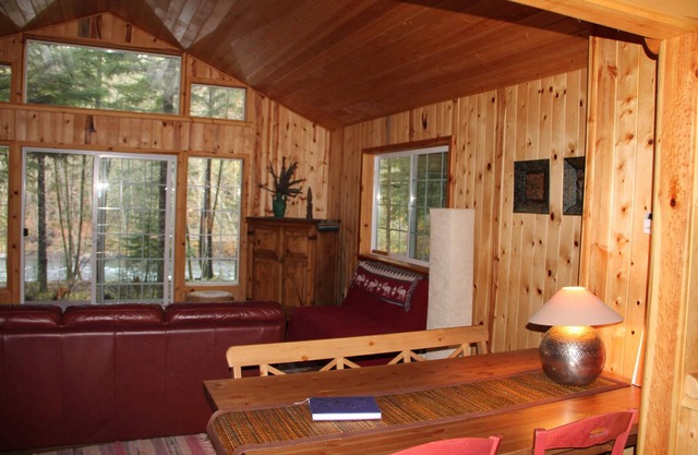 Riverfront Cabin with Panoramic Views, Hot Tub & Seclusion