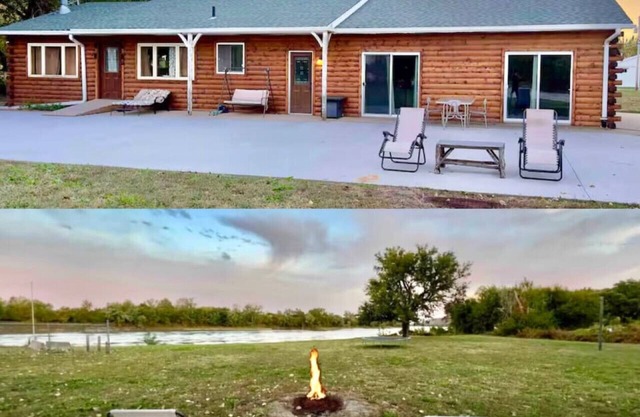 Riverfront Studio Cabin w/Sunset View, Wi-Fi, Yard, and Fire-pit!