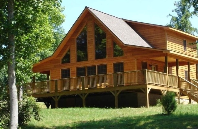 Romantic Mountain Chalet with Stream & Gazebo
