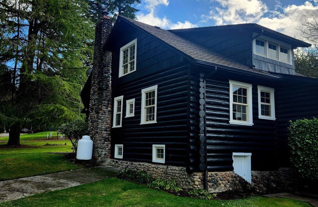 Romantic Peaceful Log Cabin w/Hot Tub & Fireplace