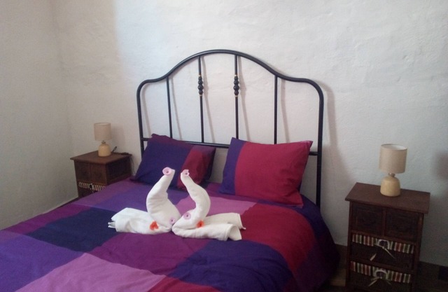 Room in a typical Canary Islands cave, accessible for disabled people.