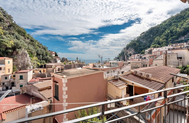 Room 'Monolocale Scirocco Sea View' with Sea View, Wi-Fi and Air Conditioning