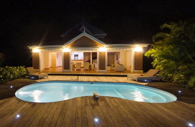 Saint François, Villa Alexandra with private pool, quiet, secure residence.
