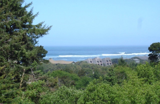 Salishan ocean view home with a great deck