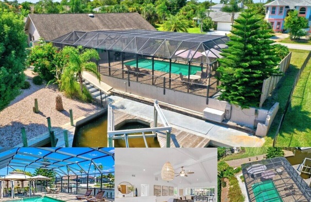 Saltwater Canal Home with Heated Pool