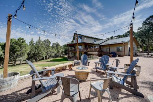 Sauna, Deck and Fire Pit Rocking Horse Ranch