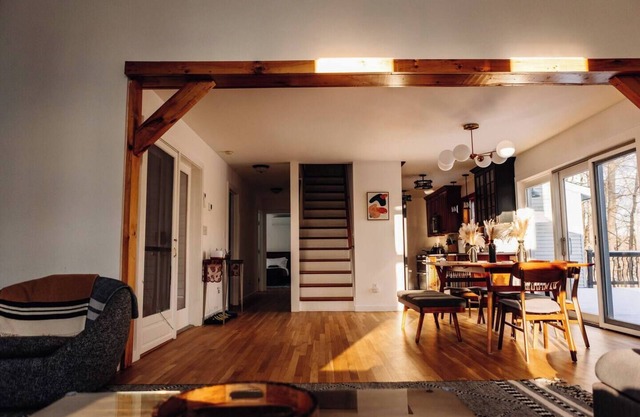 Scenic New Paltz Escape: River Views, Hot Tub & Deck | Dream House in the Gunks