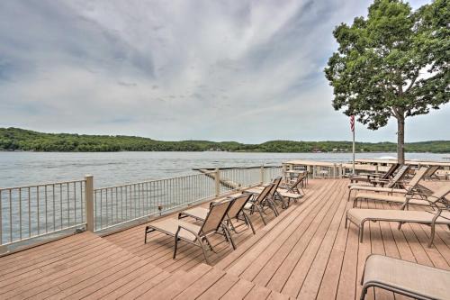 Screened Balcony and Views Modern Osage Beach Condo
