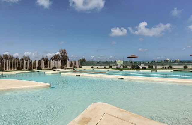 Sea view apartment, pool, wifi, gym