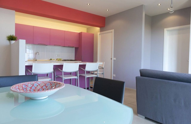 Sea view apartment in the hills in Senigallia with balcony