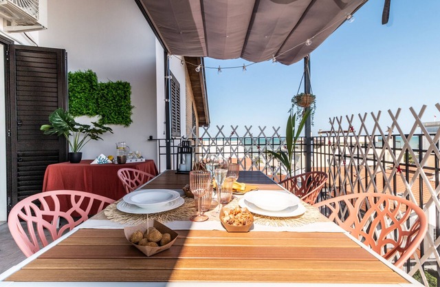 Sea View Panoramic Apartment With Terrace Wifi and Parking