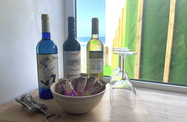 Seafront getaway: Holiday home on the beach in the north of the island.