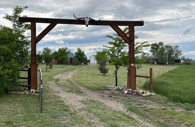 Secluded Badlands Ranch, dark skies, starry nights