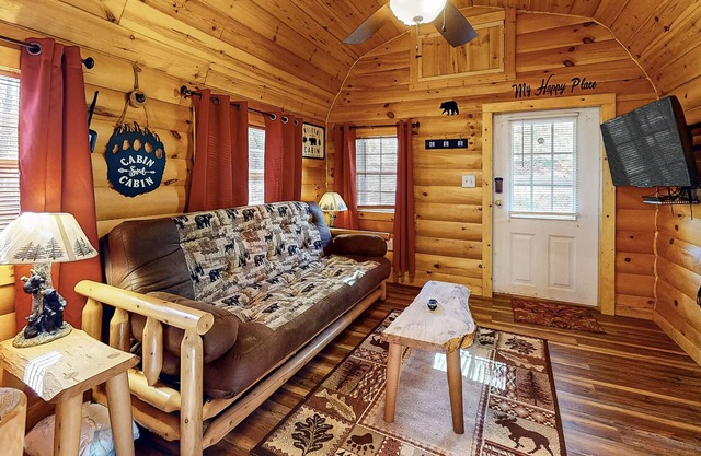 Secluded cabin with modern amenities, hot tub, fireplace, & grill - dog-friendly