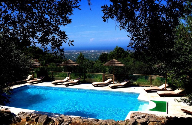 Secluded Large Family Villa with Private Pool & panoramic sea views.