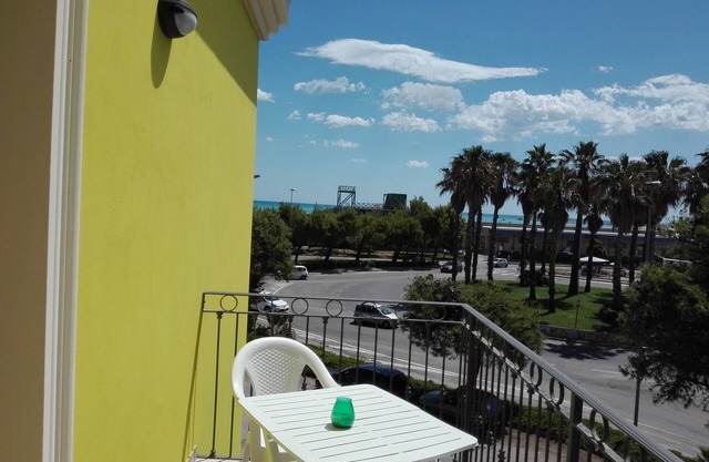 Second floor apartment first row sea#beach 30 meters away