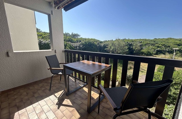 Seignosse Ocean, T2 alcove rated 1 star, direct beach access with parking space