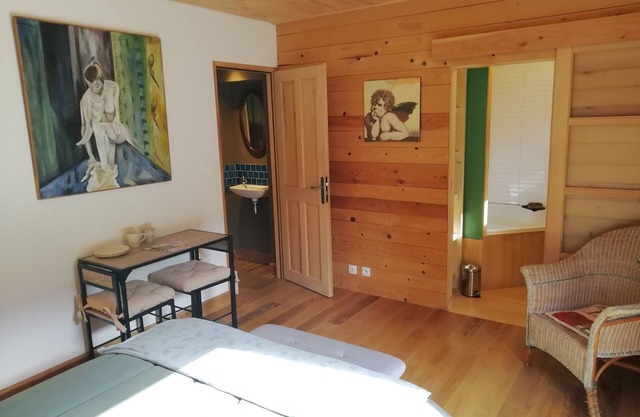 Separate room with terrace and summer kitchen in country house