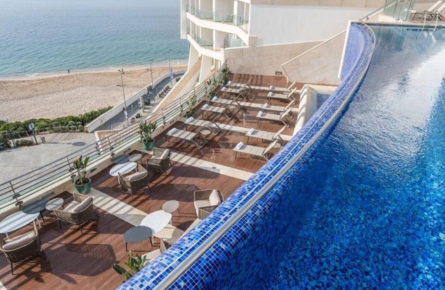 Sesimbra Oceanfront Hotel | Ocean View Deluxe | Balcony | Pools | Free Breakfast