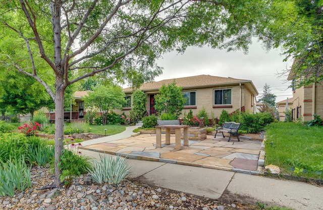 Shared Patio & Fire Pit: Denver Apartment
