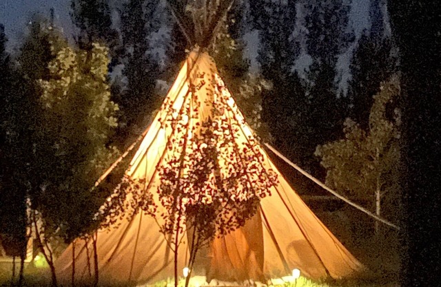 Sleep In Comfort-Tipi Style, Under The Stars
