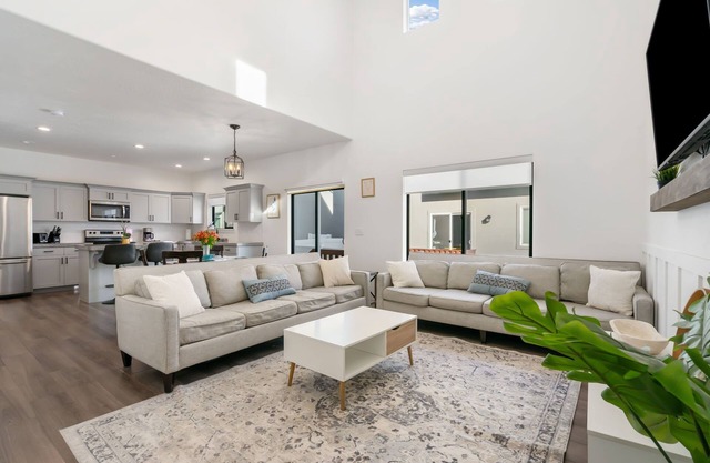 Smart Home With Garage Parking