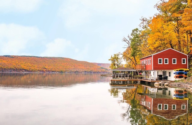 Solitude: "Canandaigua Lake Front + Large Family Home for Finger Lakes Vacation"