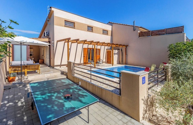 Soothing villa with swimming pool and sauna