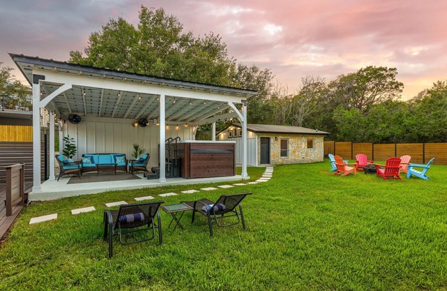 South Austin Group Retreat with Swimspa and Backyard fun!
